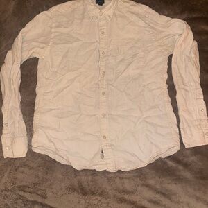 J. Crew Men's Light Tan Button-Down Shirt